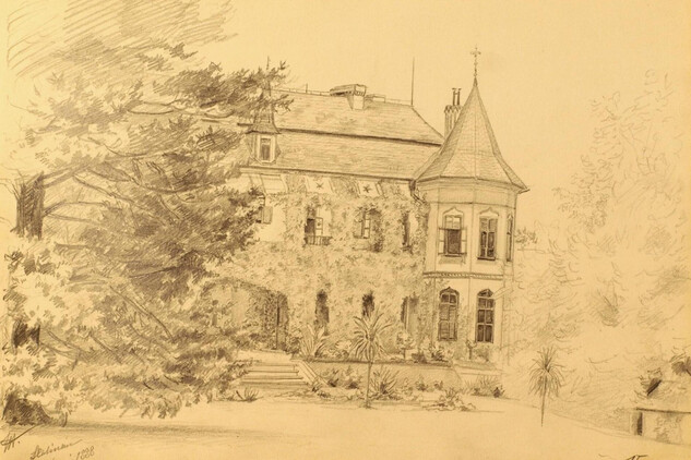 Jižní průčelí, 1888