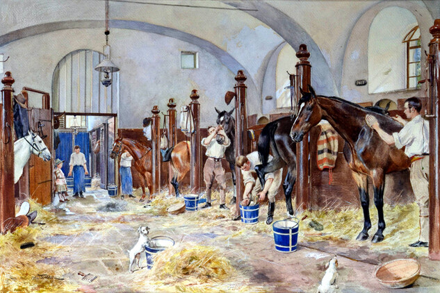 Old Stables, Otto Walter, around 1895 | © NO CC Licence